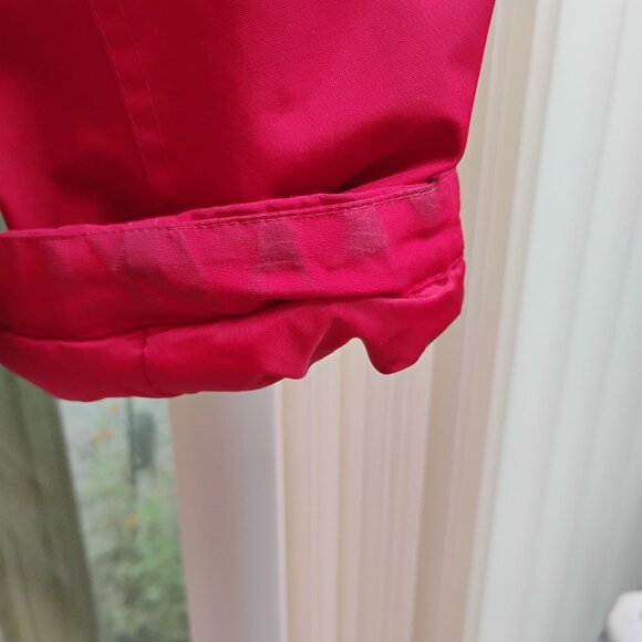 Lands' End Women's Red Fleeced Lined Thermal Jacket  18/20 XL - Picture 6 of 13